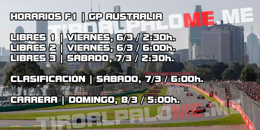 formula1 horarios gran premio monaco 2026 tiroalpalo